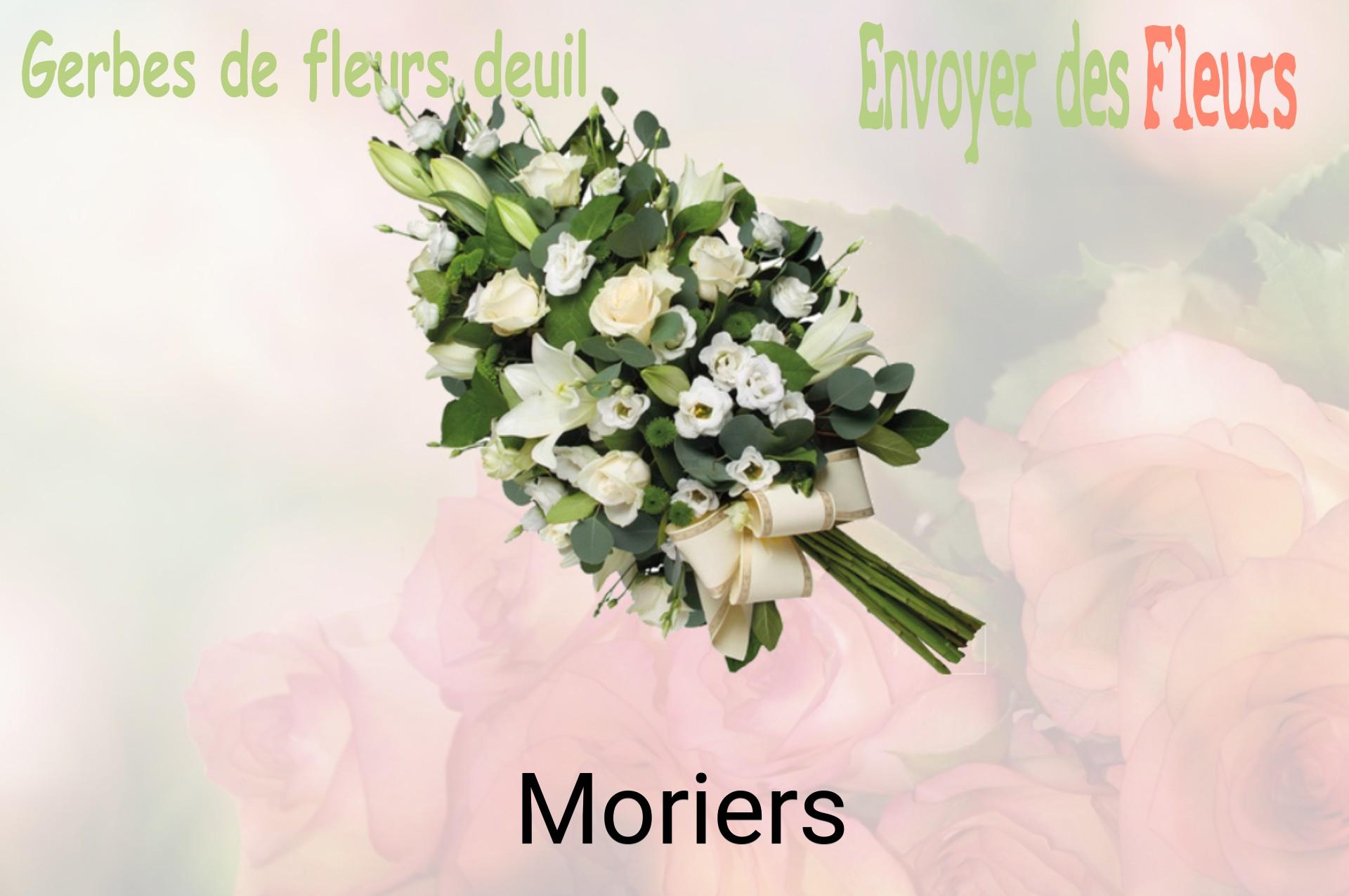 Gerbe de fleurs de deuil livrée à Moriers